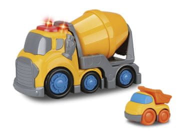 KIDDY Avtomobilski mešalnik z učinki 19,5 cm smetarsko vozilo 6,5 cm