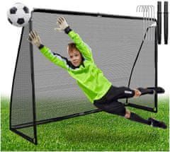 BOO OTROŠKI NOGOMETNI GOL, KOVINSKI, PRENOSNI, TRENING, VELIK, 180 x 120 cm