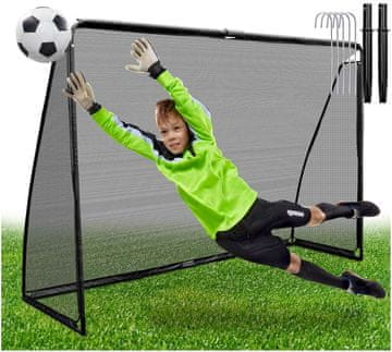 BOO OTROŠKI NOGOMETNI GOL, KOVINSKI, PRENOSNI, TRENING, VELIK, 180 x 120 cm