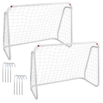 shumee Komplet 2 belih nogometnih golov Signal