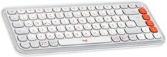 Logitech Pop Icon Keys tipkovnica, Bluetooth, SLO g., bela (920-013072)