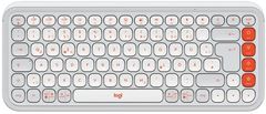Logitech Pop Icon Keys tipkovnica, Bluetooth, SLO g., bela (920-013072)