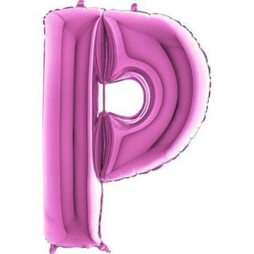 Grabo Napihljiv balon črka P roza 102 cm -