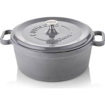 Silver Lonec iz litega železa 20cm siv - Srebrni