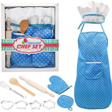 Otroški komplet za peko modre barve 11 kosov - Cakesicq