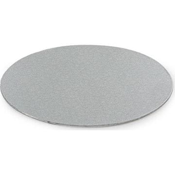 Decora Podloga za torto srebrna 30 cm debeline 3 mm -