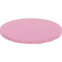 Decora Okrogla podloga za torto roza 25x1,2 cm -