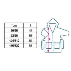 NEW BABY Udobno metin frotirni kopalni plašč - 104/110