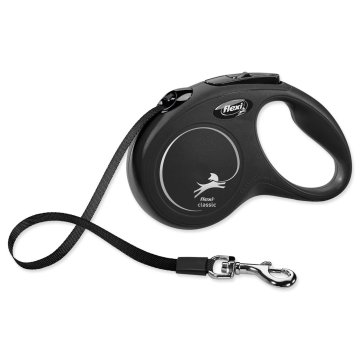 Flexi Pas Leash Classic S 5m črn