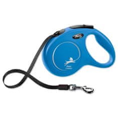 Croci Povodec FLEXI Classic New M pas 5m/25kg modri