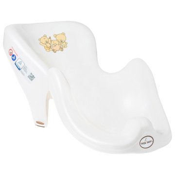 Tega Kopalni stol medvedek bele barve