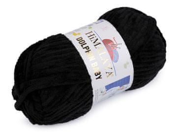 Pletena preja Dolphin Baby 100 g - (80311) črna