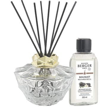 Maison Berger Paris Darilni set aroma difuzorja Kali prozoren + Vanilla Magnificen polnilo 200 ml