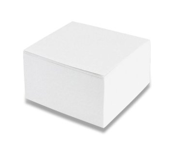 Beležnica - lepljena - 90 × 90 × 50 mm, 500 listov