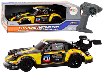 shumee RC avto 1:16 gumijasta kolesa Drift rumena