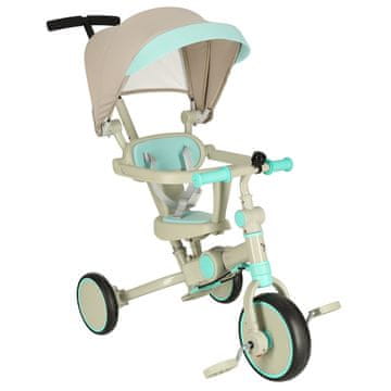 shumee Tricikel TRIKE FIX V4 modre in sive barve s vizirjem