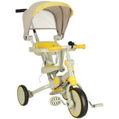 WOWO Tricikel TRIKE FIX Lite V4 - Rumen in siv tricikel TRIKE FIX Lite V4 z vizirjem