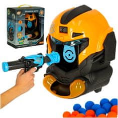 WOWO Arkadna igra Robotska čelada, ciljno streljanje s pištolo in kroglami