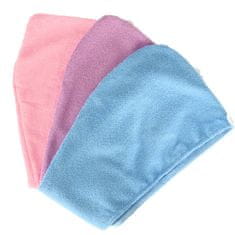 WOWO Turban brisača iz mikrovlaken za sušenje las - mešane barve
