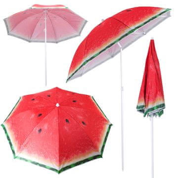 WOWO Vrtni senčnik za plažo 150 cm - Vrtni senčnik za plažo 150 cm - Design Broken Watermelon
