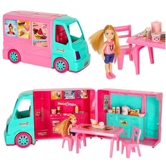 shumee Doll car camper food truck komplet 21 kosov.