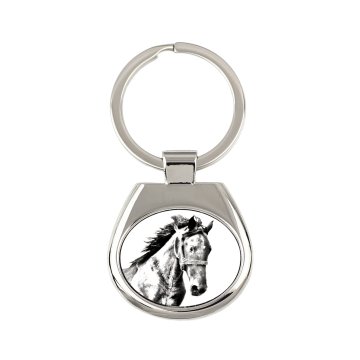 Artdog Mustang - obesek za ključe s konjem, obesek za ključe s potiskom, personalizirana etiketa Art-Dog