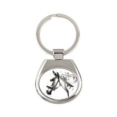 Artdog Španski Norman - obesek za ključe s konjem, obesek za ključe s potiskom, personalizirana etiketa Art-Dog