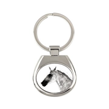 Artdog Konj Barb - obesek za ključe s konjem, obesek za ključe s tiskom, personalizirana etiketa Art-Dog