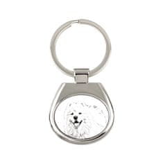 Artdog Samojed, Samojed, Samojedskaja - obesek za ključe s psom, obesek za ključe s tiskom, personalizirana oznaka znamke Art-Dog