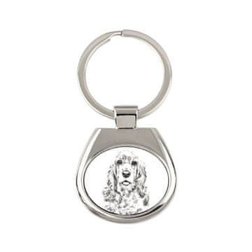 Artdog Ameriški koker španjel - obesek za ključe s psom, obesek za ključe s tiskom, personalizirana etiketa Art-Dog