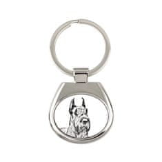 Artdog Šnavcer, Šnavcer I - obesek za ključe s psom, obesek za ključe s tiskom, personalizirana oznaka znamke Art-Dog