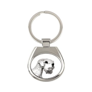 Artdog Sealyham terier - obesek za ključe s psom, obesek za ključe s tiskom, personalizirana oznaka Art-Dog