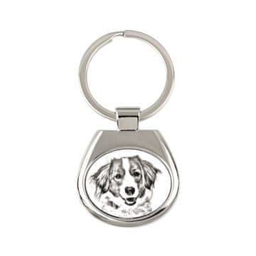 Artdog Kooikerhondje - obesek za ključe s psom, obesek za ključe s potiskom, personalizirana oznaka Art-Dog
