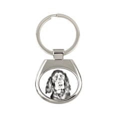Artdog Škotski seter, Gordon Setter - obesek za ključe s psom, obesek za ključe s potiskom, personalizirana oznaka Art-Dog