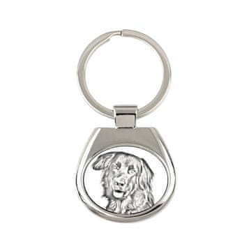 Artdog Hovawart - obesek za ključe s psom, obesek za ključe s tiskom, personalizirana etiketa Art-Dog