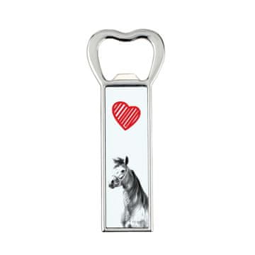 Artdog Arabski konj - odpirač za steklenice s konjem, personaliziran odpirač za hladilnik, unikatno darilo za moškega Art-Dog