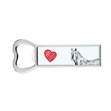 Artdog Kanadski konj - odpirač za steklenice s konjem, personaliziran odpirač za hladilnik, unikatno darilo za moškega by Art-Dog