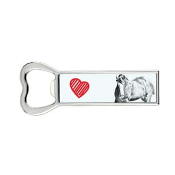 Artdog Clydesdale - odpirač za steklenice s konjem, personaliziran odpirač za hladilnik, unikatno darilo za moškega by Art-Dog