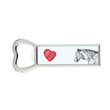 Artdog County - odpirač za steklenice s konjem, personaliziran odpirač za hladilnik, edinstveno darilo za moške znamke Art-Dog