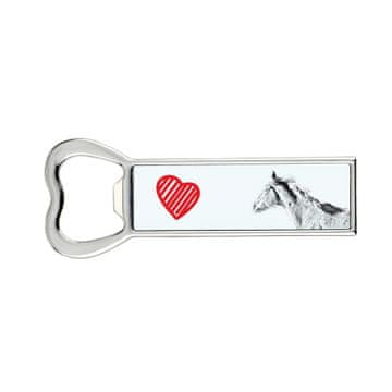 Artdog Čistokrvni konj - odpirač za steklenice s konjem, personaliziran odpirač za hladilnik, edinstveno darilo za moške znamke Art-Dog