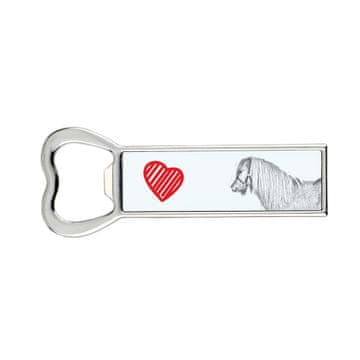 Artdog Shetlandski poni - odpirač za steklenice s konjem, personaliziran odpirač za hladilnik, unikatno darilo za moškega by Art-Dog