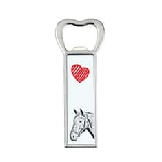Artdog Warmblood Danish - odpirač za steklenice s konjem, personaliziran odpirač za hladilnik, unikatno darilo za moškega by Art-Dog