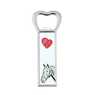 Artdog Warmblood Danish - odpirač za steklenice s konjem, personaliziran odpirač za hladilnik, unikatno darilo za moškega by Art-Dog