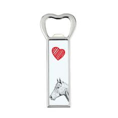 Artdog Holstein konj - odpirač za steklenice s konjem, personaliziran odpirač za hladilnik, unikatno darilo Art-Dog za moškega