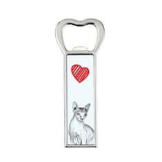 Artdog Sfinks - odpirač za steklenice z mačko, personaliziran odpirač za hladilnik, unikatno darilo za moškega by Art-Dog