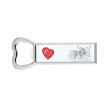 Artdog Balinese - odpirač za steklenice z mačko, personaliziran odpirač za hladilnik, unikatno darilo za moškega Art-Dog