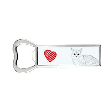 Artdog Munchkin Cat - odpirač za steklenice z mačko, personaliziran odpirač za hladilnik, edinstveno darilo za moškega znamke Art-Dog