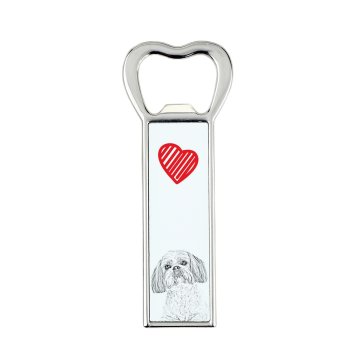 Artdog Shih Tzu, Shi tsu, Shi-Tzu, Szi-cu, Szitzu - odpirač za steklenice s psom, personaliziran odpirač za hladilnik, unikatno darilo za moškega Art-Dog
