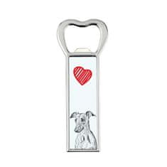 Artdog Whippet, angleški hrt - odpirač za steklenice s psom, personaliziran odpirač za hladilnik, unikatno darilo za moškega Art-Dog