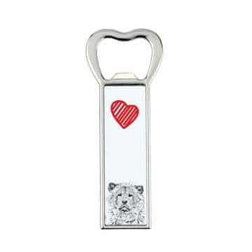 Artdog Chow Chow - odpirač za steklenice s psom, personaliziran odpirač za hladilnik, edinstveno darilo za moškega znamke Art-Dog
